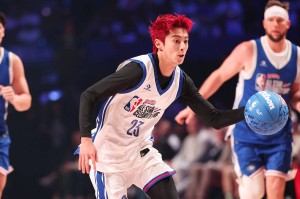 王鹤棣战NBA全明星10分4篮板 三届总数据30+11+1